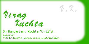 virag kuchta business card